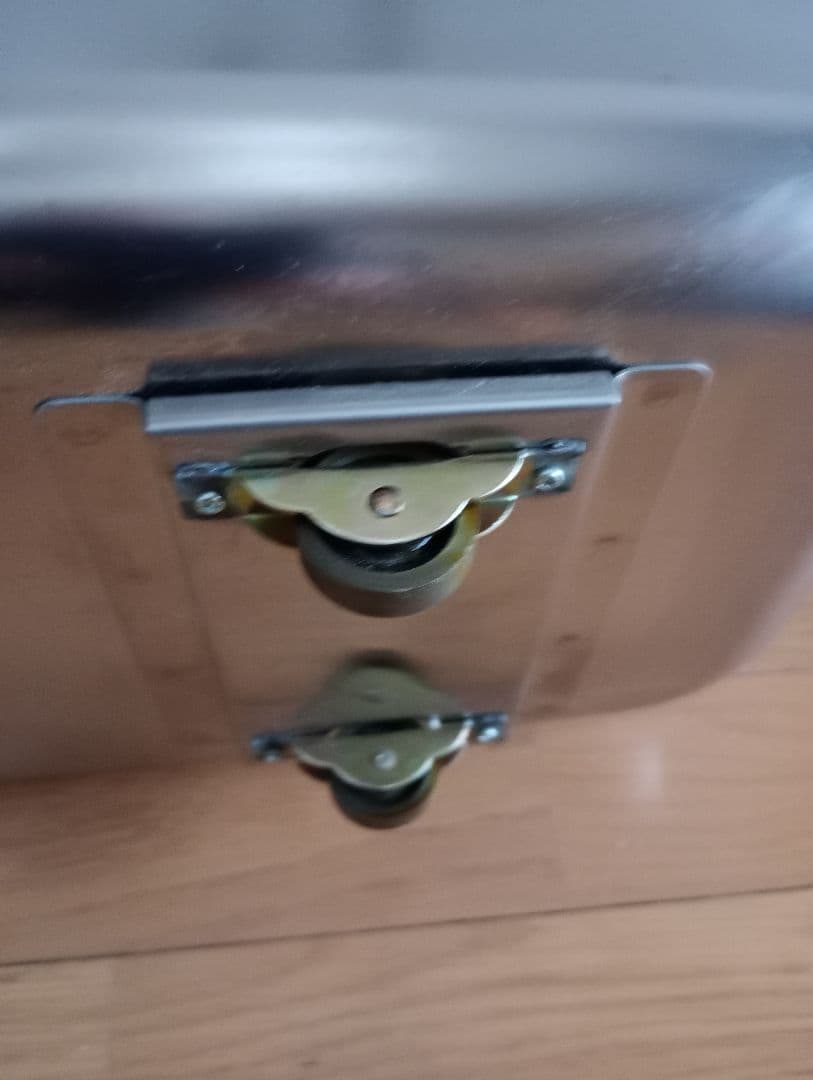 未使用　業務用フライヤー 油缶　 油受け 油こし網付き