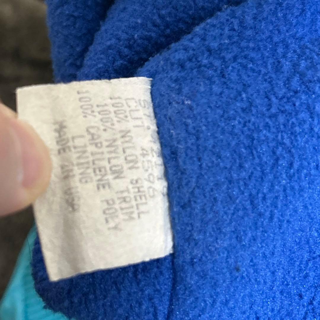 patagoniaシェルドシンチラ 80年代三角タグ　USA製　エメラルド　レア