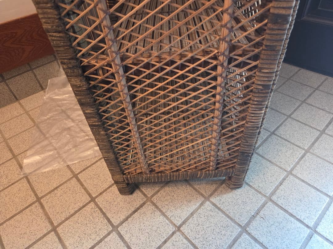 ★希少品★ラタン 天然竹 ラック チェスト シェルフ 棚 籐 家具 アジアン