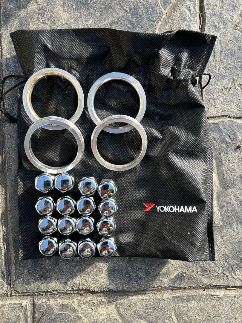 Yokohama185/60/15スタッドレスタイヤホイール付2本セット【1】