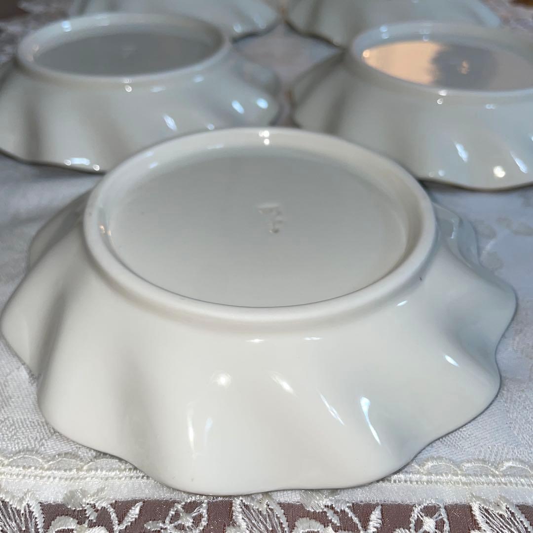 平安萬珠堂　京焼　雲錦　取皿　乾山写　手描き　5枚セット　未使用