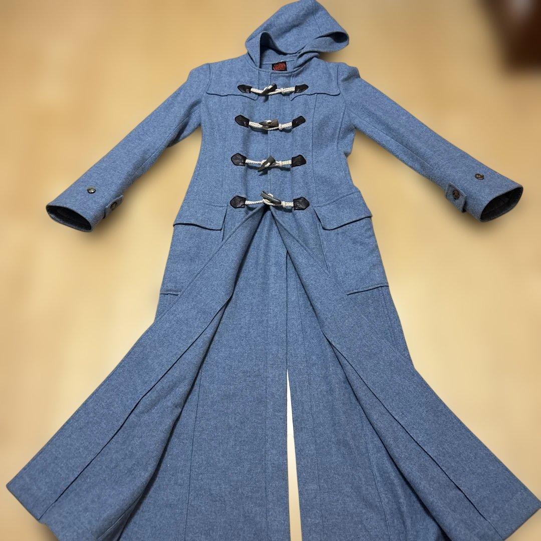 Jean Paul Gaultier ダッフルコート 40サイズ ブルーグレー