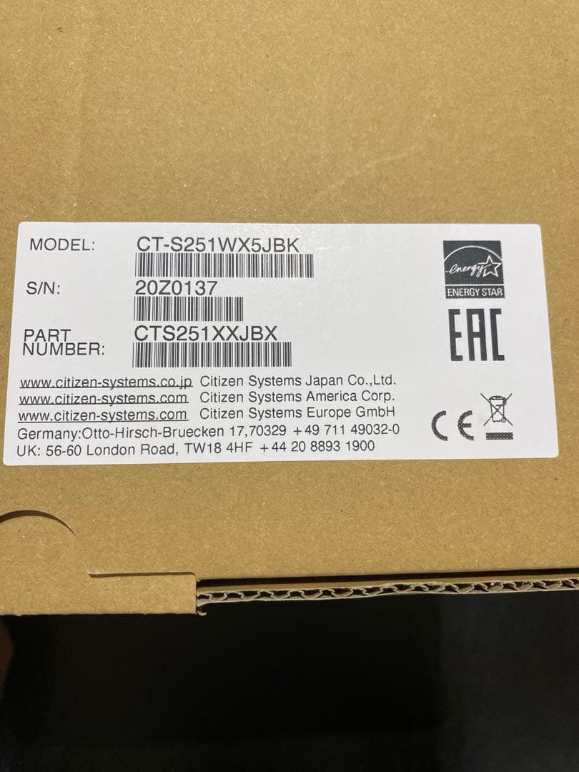SALE新品ビジコムレジドロアCITIZENサーマルプリンターエアレジ対応