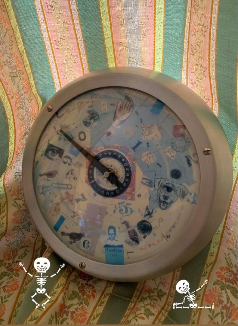 ビンテージ 掛け時計  FoxKlox