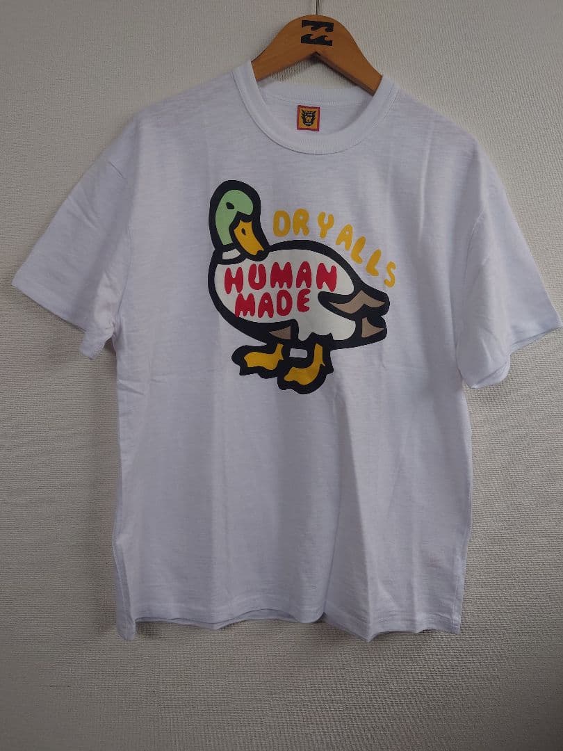 HUMAN MADE ヒューマンメイド　ダックプリント 白　Tシャツ　M