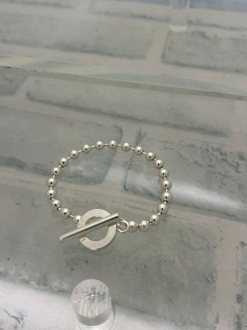 美品　オールドグッチ　GUCCI ラリアット　Tバー　ボールチェーン　ブレス