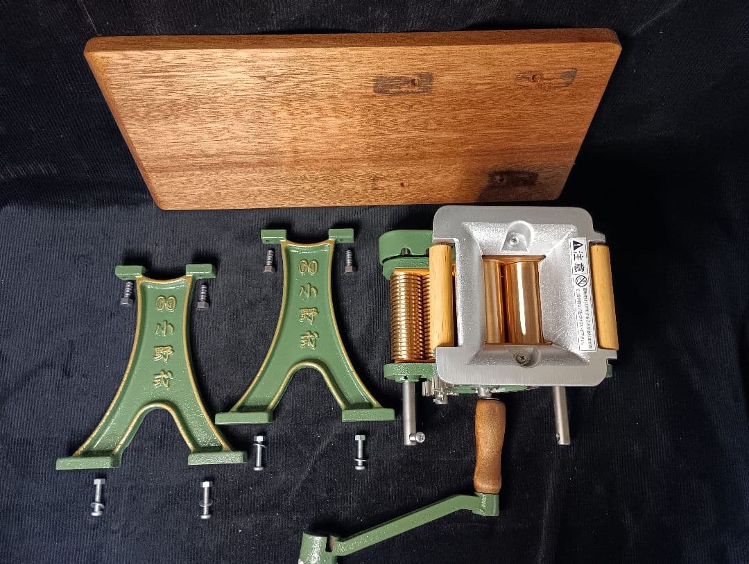 衛生的　小野式製麺機両刃１形レストア済み　※特記事項参照