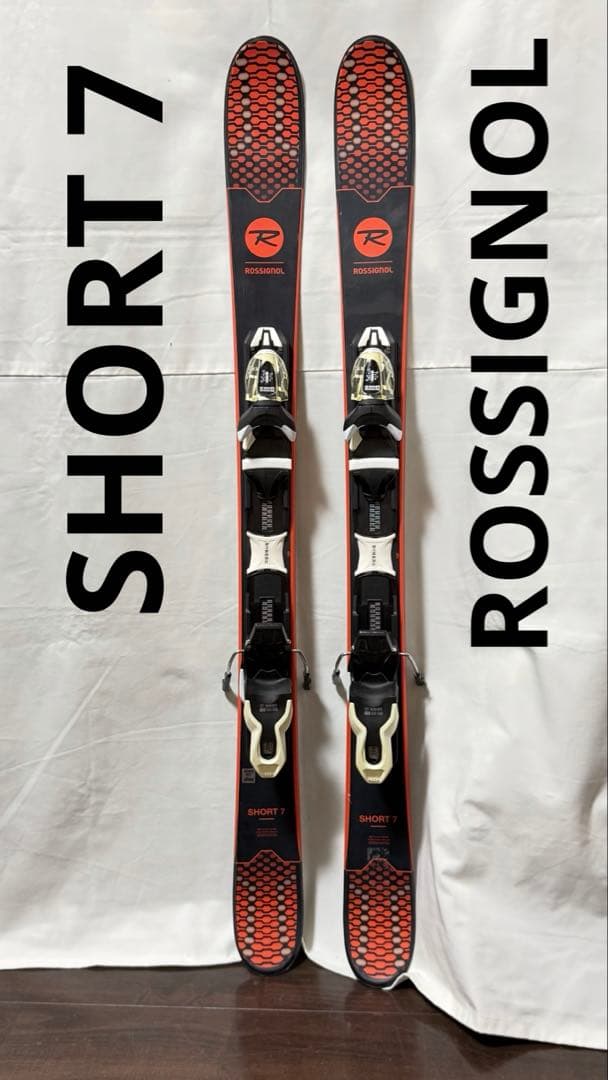 美品 ROSSIGNOL SHORT 7 ショートスキーセット おまけ付き
