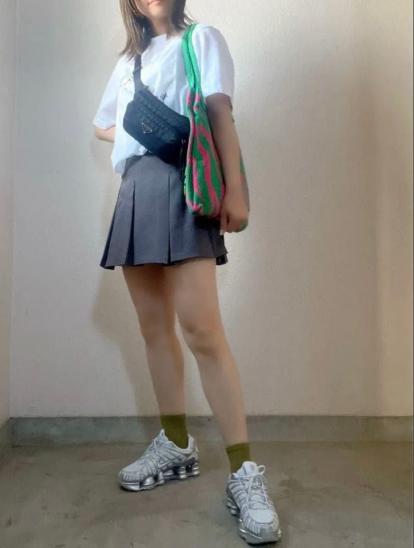 靴 Nike W Shox TL Platinum llic Silver