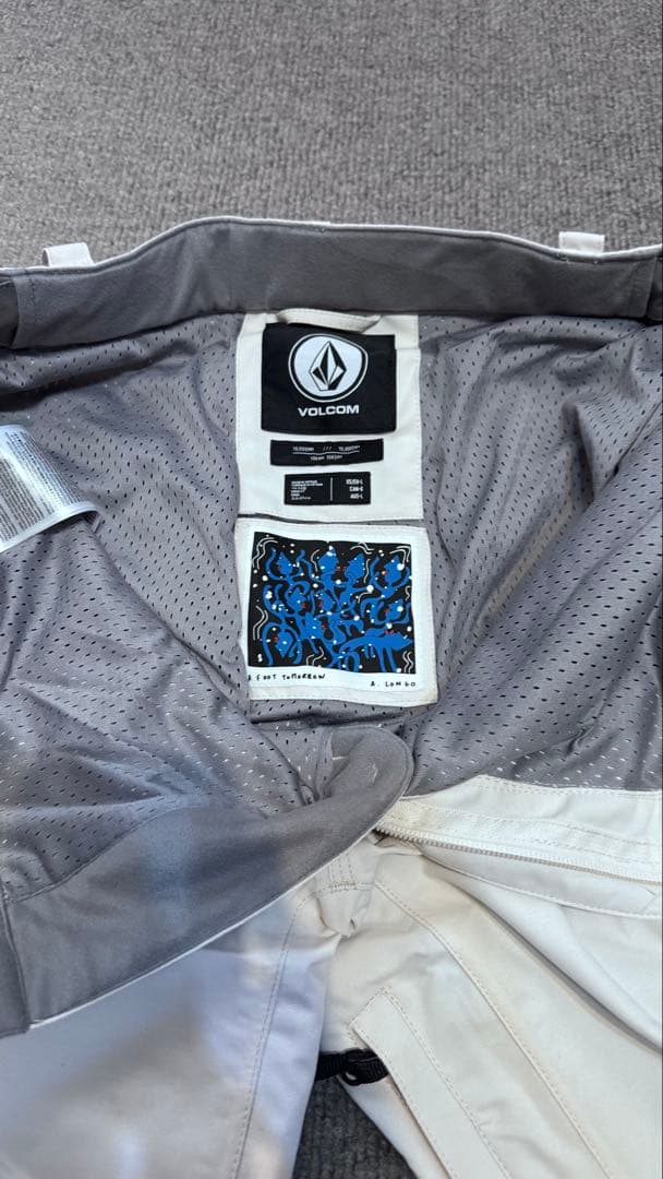 VOLCOM スノーボードウェア パンツ　白