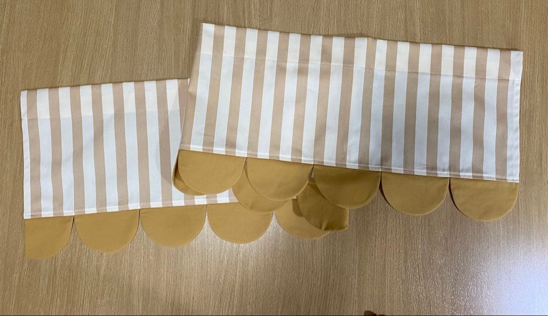 カフェカーテン　オーダー　ハンドメイド　オーニング