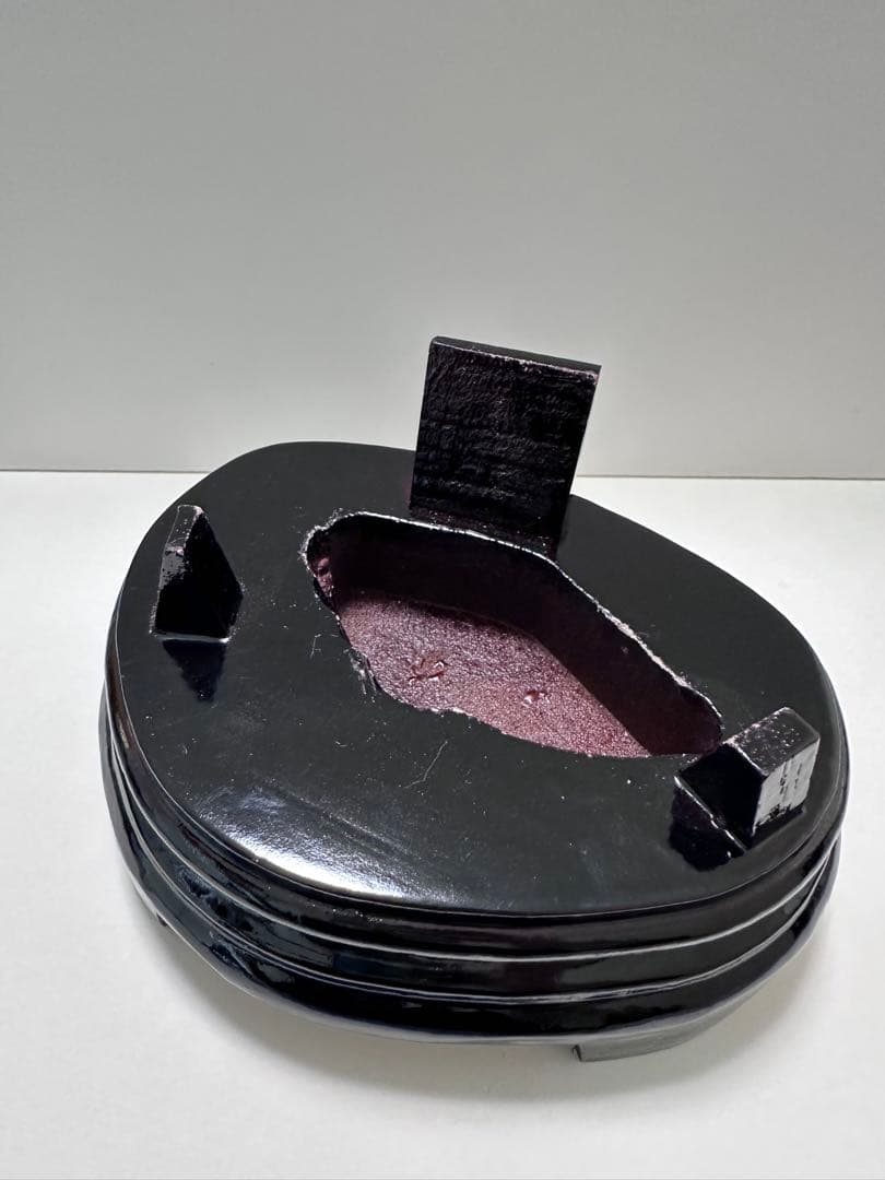 ✨特大 モリオンクラスター 1478g 台座付き 天然石置物 原石 魔除け