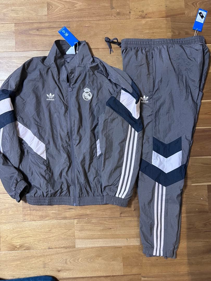 アディダス レアル・マドリード トラックジャケット アンセムジャケットパンツXL
