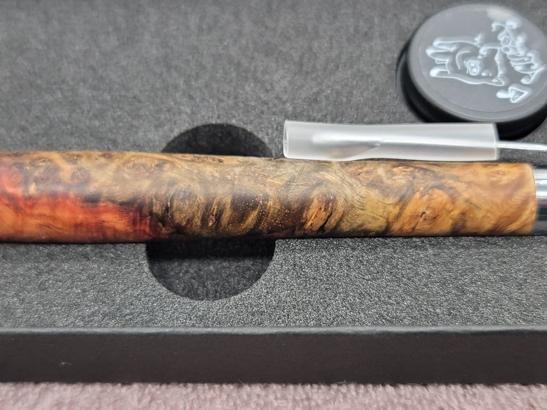 新品　こぶた工房　極上花梨瘤　トリコロール瘤　シャープペンシル0.5ミリ