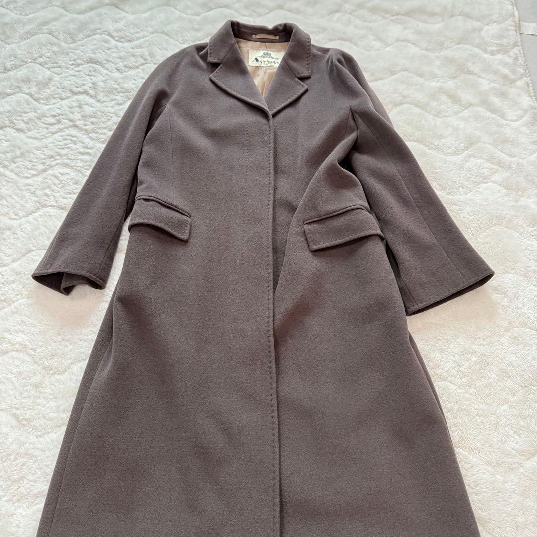 Aquascutum アクアスキュータム/チェスターコート ロング　アンゴラ混