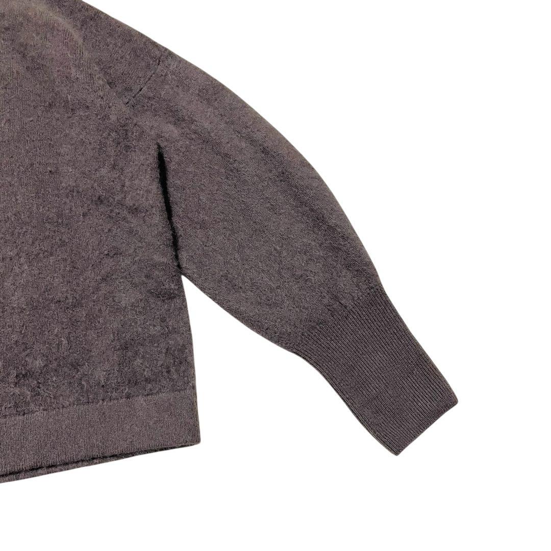 【まもなく終了】　conte 24AW カシミヤ ファー ボートネックニット