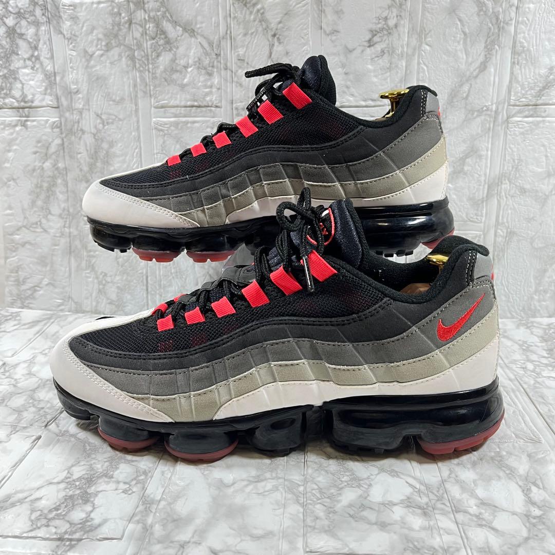 【美品】NIKEAIR VAPORMAX95 ホットレッド 27㎝