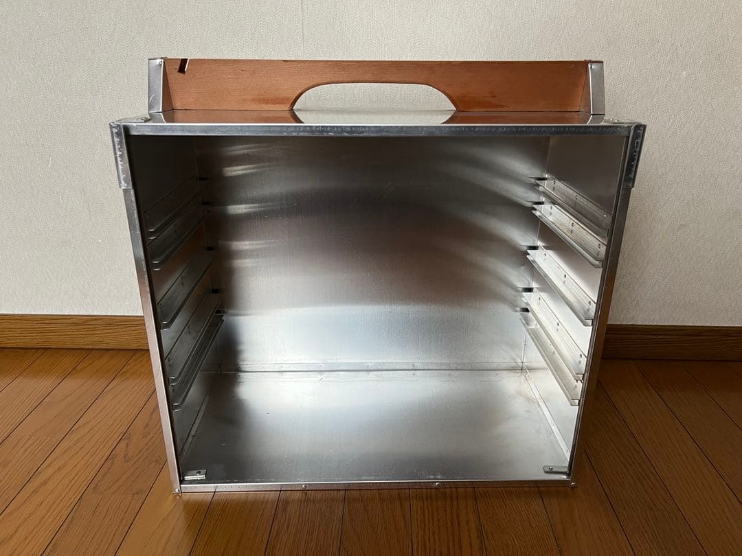 おかもち 出前 出前箱 アルミ製 昭和 レトロ 未使用品