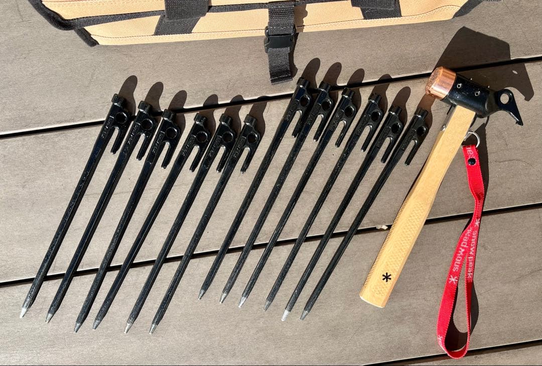 スノーピーク　ソリステ30、ペグハンマーPro.C、マルチコンテナM セット