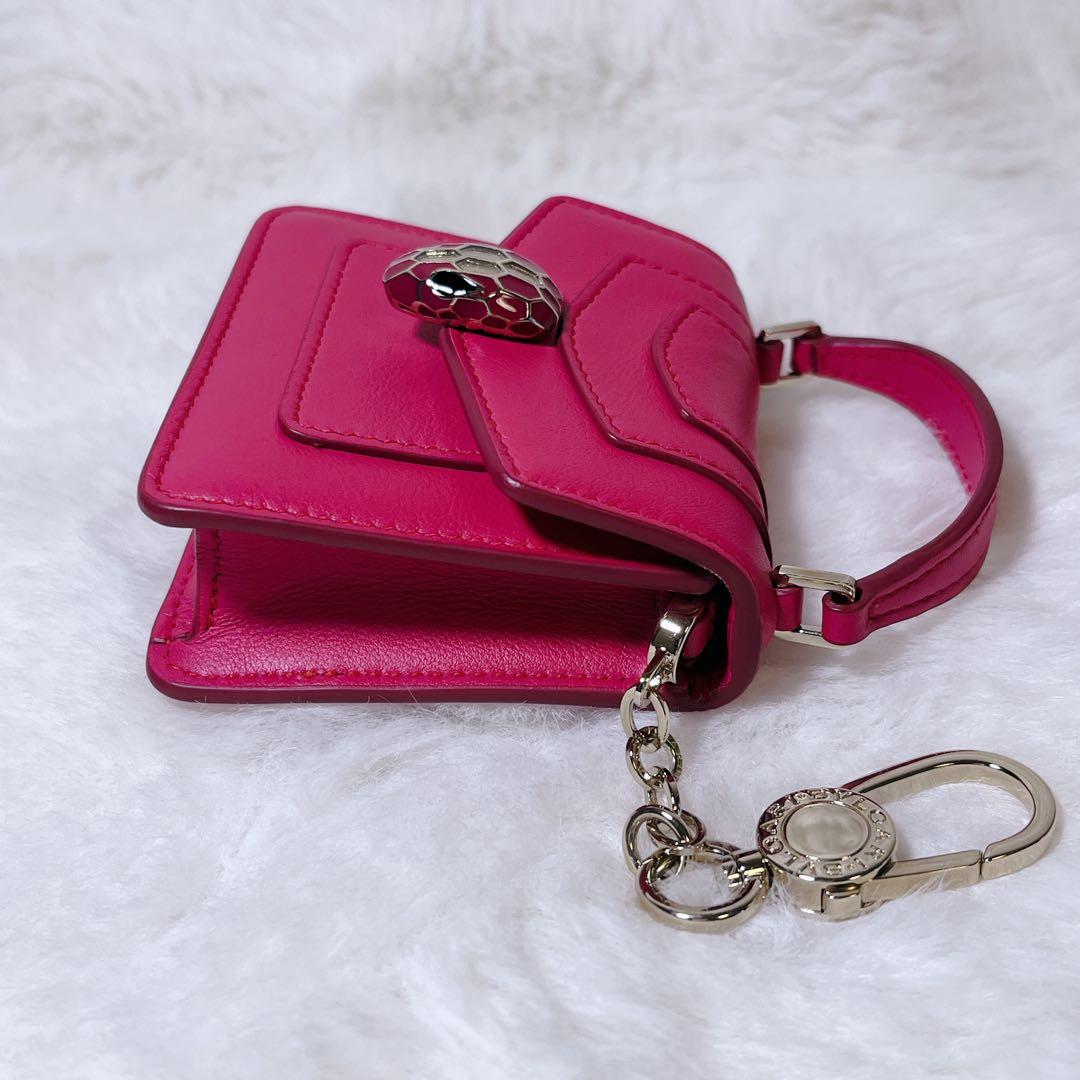 【美品】BVLGARI ブルガリ セルペンティ バッグチャーム キーホルダー