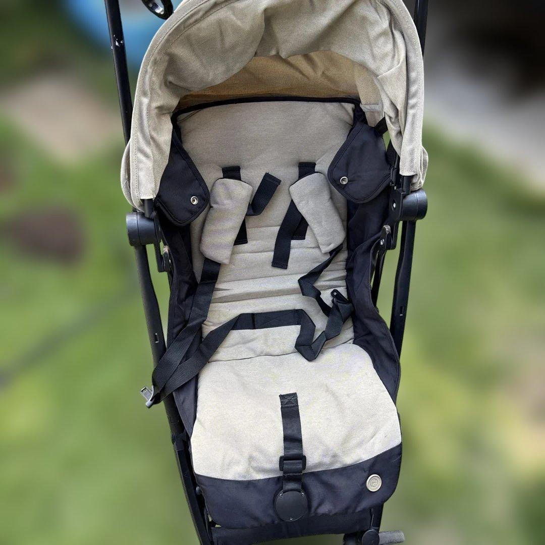 【ジーニアス】CYBEX LIBELLE ベビーカー ベージュ&ブラック