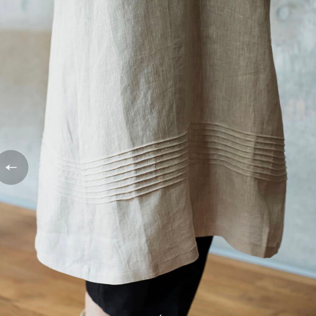 【試着のみ】DEAN＆DELUCA×BEAMS COUTURE　割烹着ドレス　黒