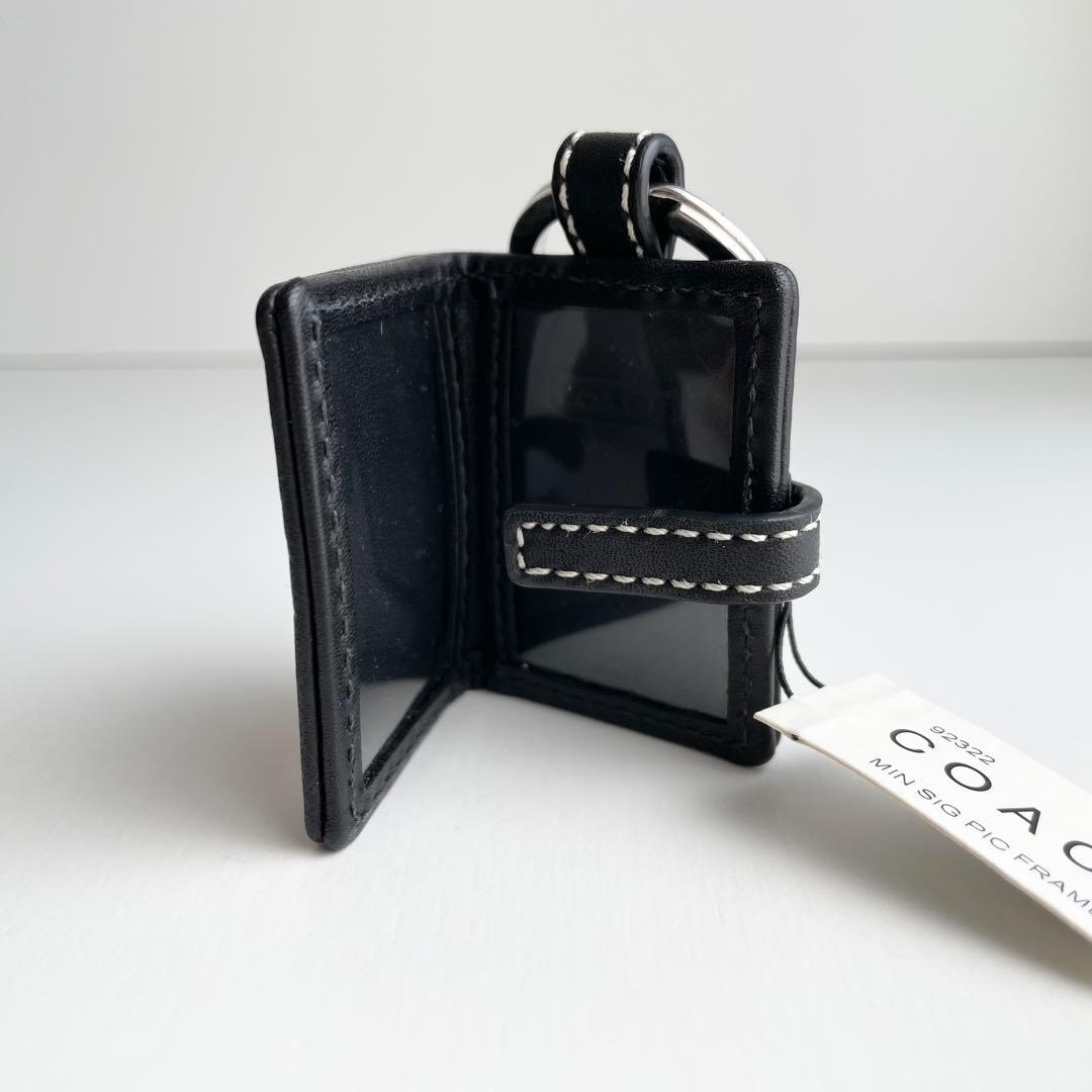 コーチ バッグチャーム ピクチャーフレーム ハート シグネチャー 新品保管