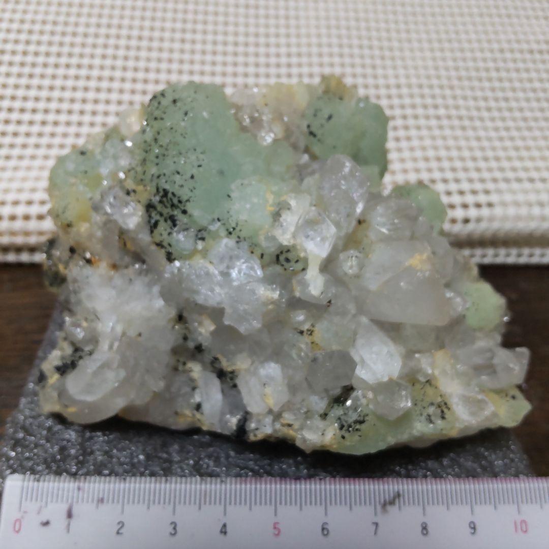 ぶどう石、魚眼石(494g、美標本)