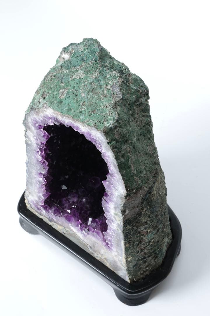 大型 アメジストドーム 紫水晶 原石 11.3kg 台座付 天然石 鉱物 風水