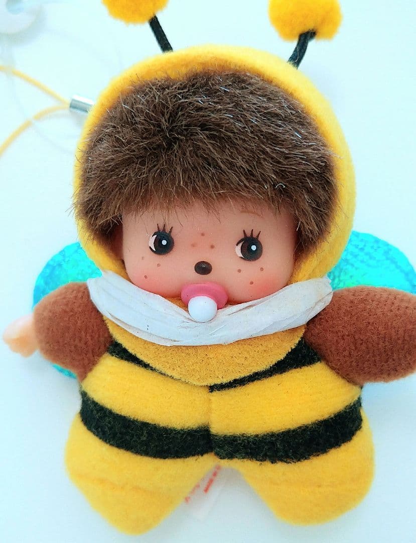 新品 ベビチッチ ハチさん 蜂 ストラップ キーホルダー モンチッチ 29358