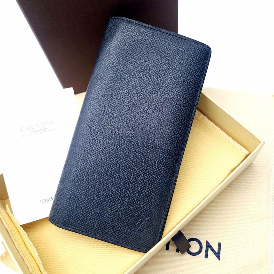 極美品 ルイヴィトン 長財布 タイガ ポルトフォイユブラザ M30501 箱付き