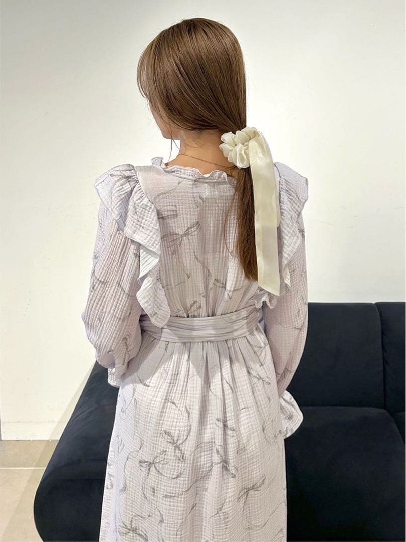 カシュクールリボンワンピース