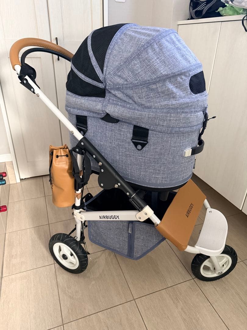 AIR BUGGY DOME3 レギュラー エアーバギー メランジデニム 犬