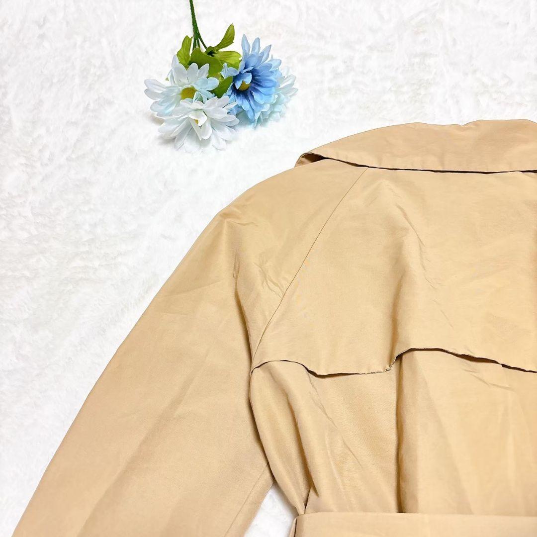 美品　エポカ　EPOCA　トレンチコート　ベルテッドコート　ベージュ　38