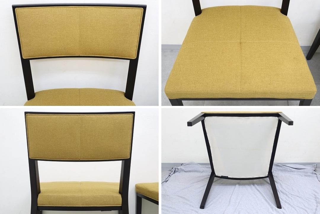 B③4脚セット 美品 TIME&STYLE ダイニングチェア 椅子 旭川家具