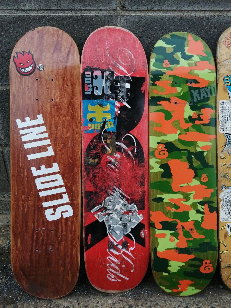 スケボーのデッキ　14本