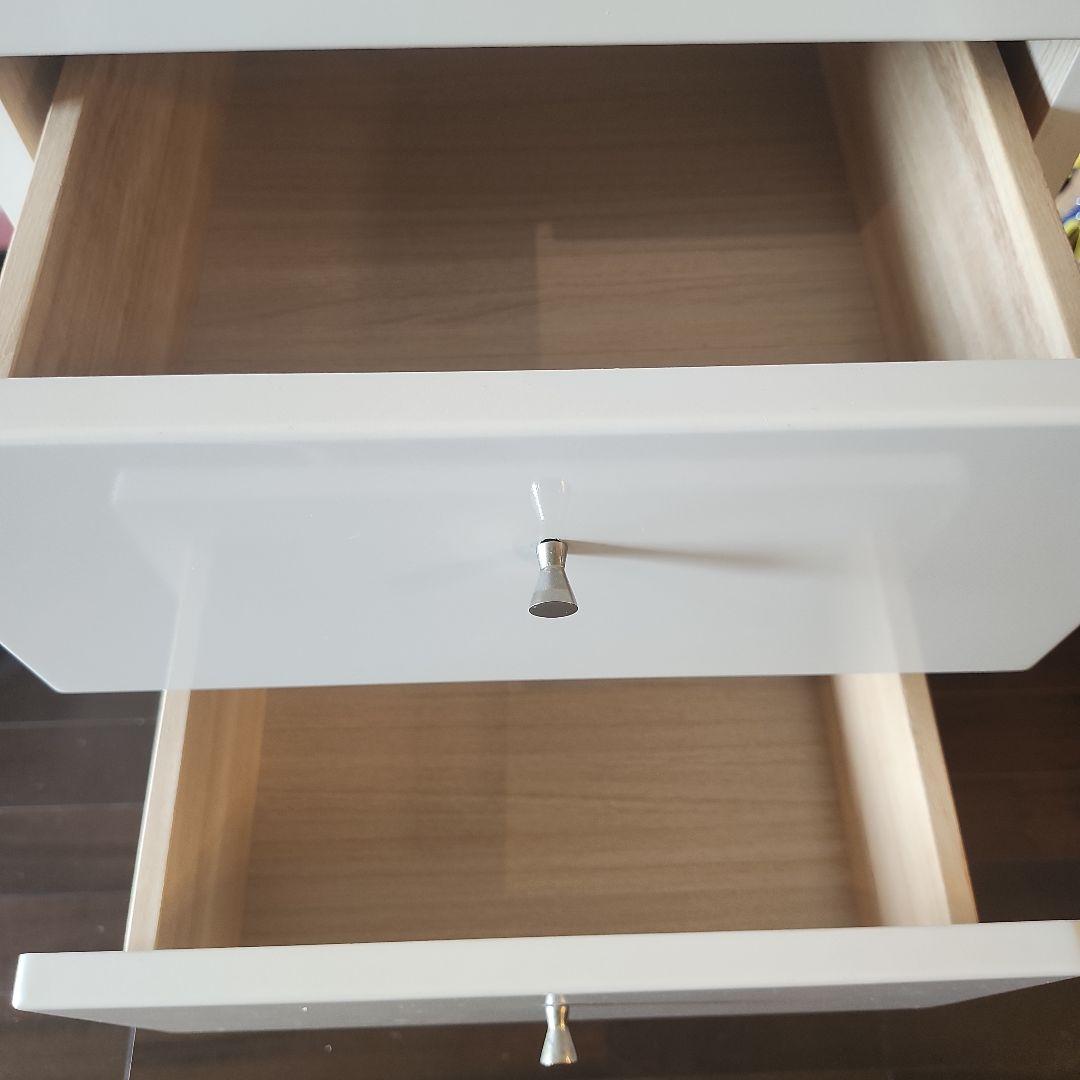 配送料込 ニトリ ハイチェスト8段　白