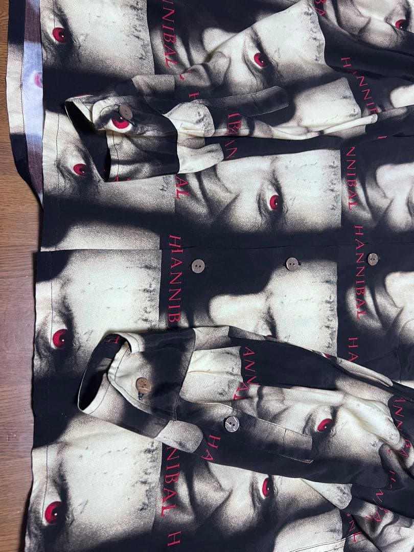 ワコマリア　ハンニバル プリント 長袖シャツ