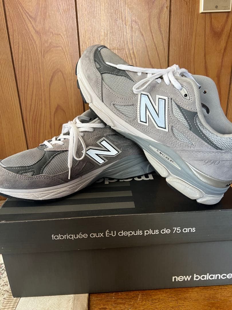 ニューバランスm990 V3 GY3 27.5㎝