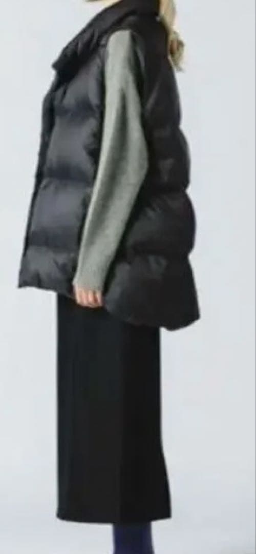 ブラック ダウンベスト ノースリーブ