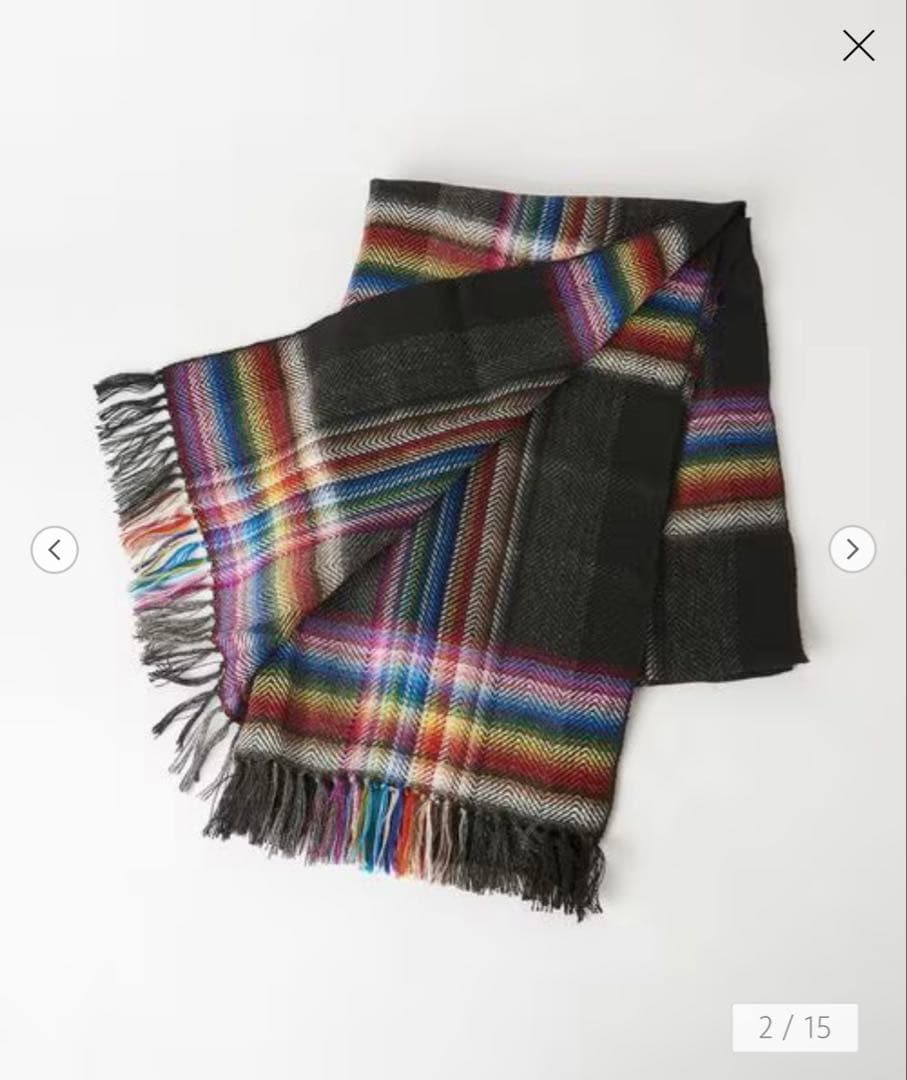 THE INOUE BROTHERS マルチ カラー スカーフ マフラー