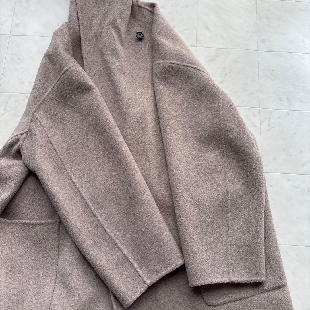 フレームワーク 24AW 美品 SUPER160'sフーディコート ロングコート