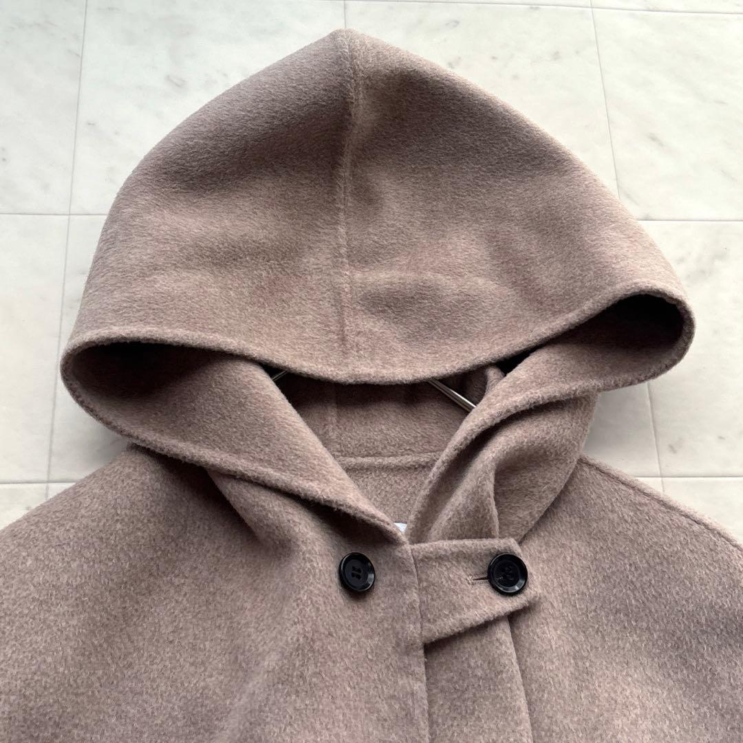 フレームワーク 24AW 美品 SUPER160'sフーディコート ロングコート