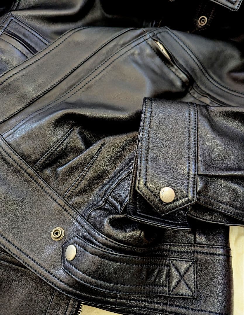 s*n様 新品人気　2023/24SS　サンローラン　LOOK19　ラムスキン