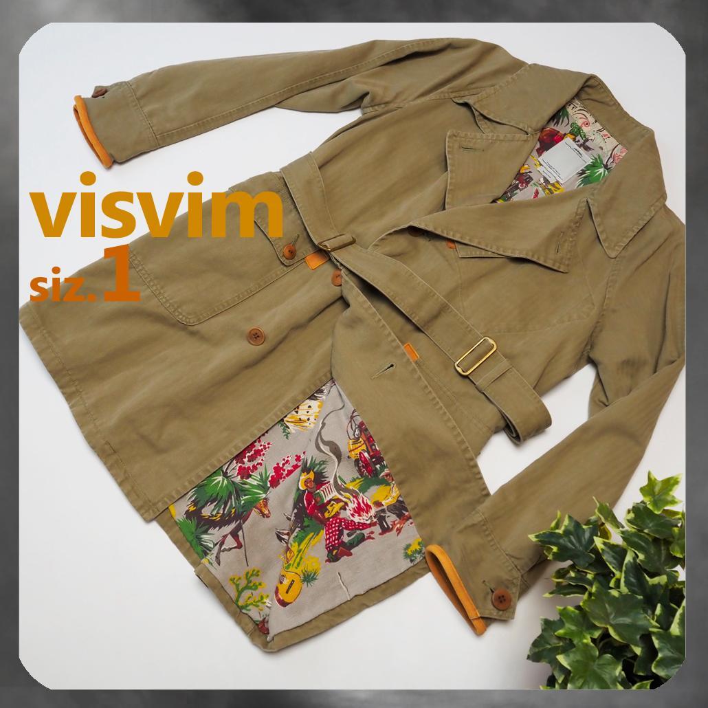 美品 visvim / HENDEE TRENCH (HERRINGBONE)