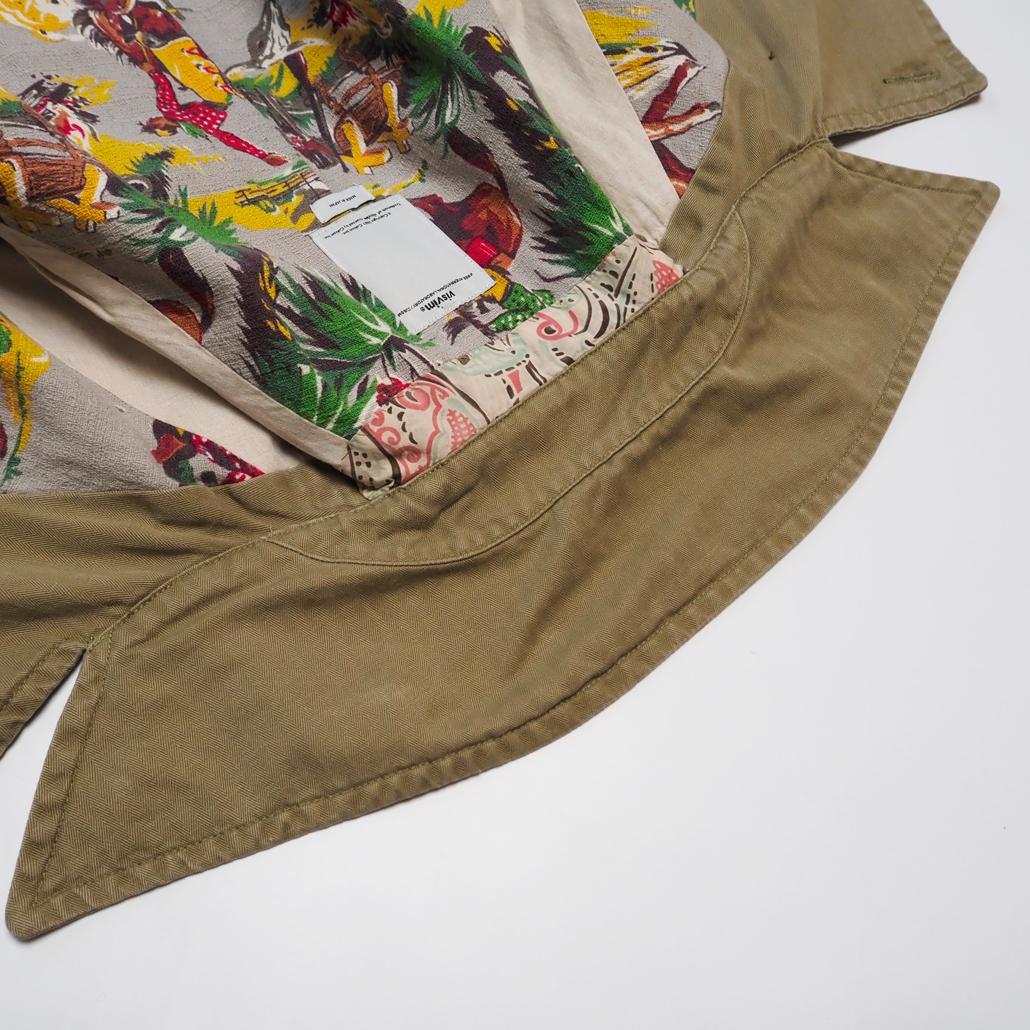 美品 visvim / HENDEE TRENCH (HERRINGBONE)