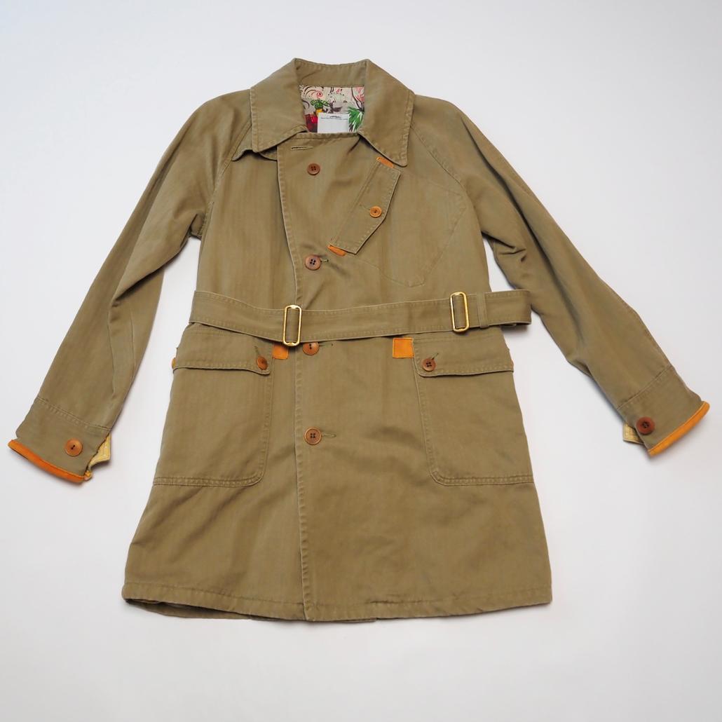 美品 visvim / HENDEE TRENCH (HERRINGBONE)