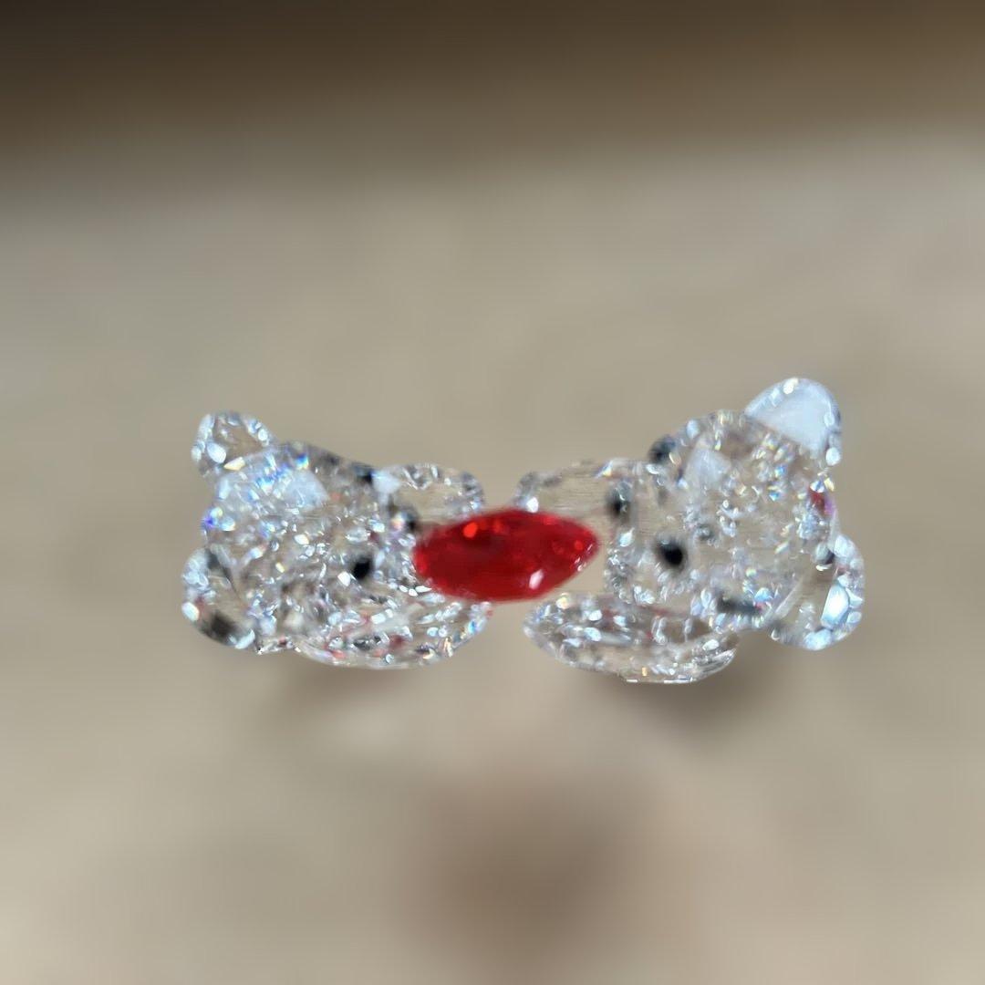 Swarovski クリスタル クマの置物