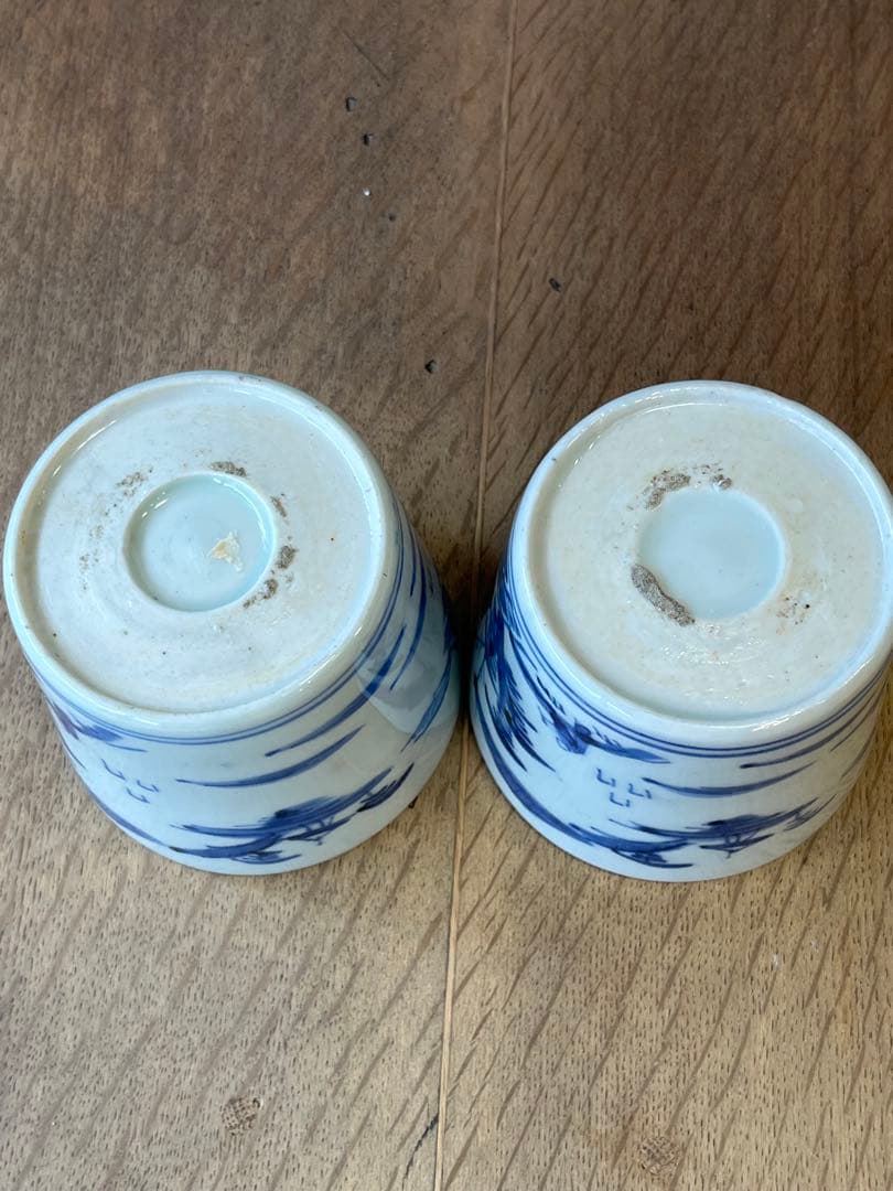 古い蕎麦猪口　そばちょこ　湯呑み　古雑貨　アンティーク　昭和レトロ