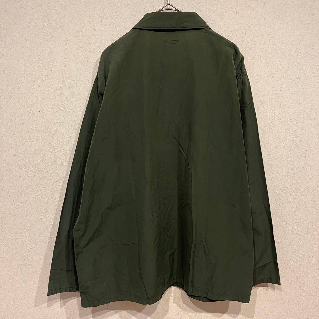 COMOLI コモリ サファリ シャツ カーキ